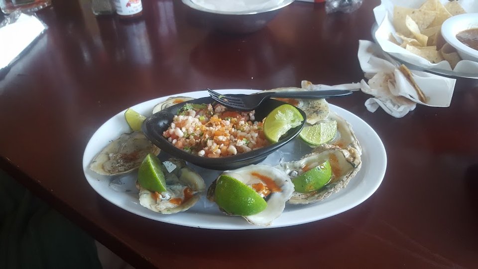 Blue Coast Shrimp Plate Costa Azul
