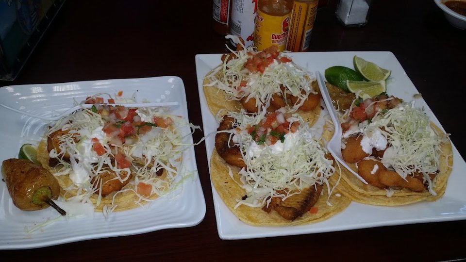Fish Tacos and Shrimp Tacos